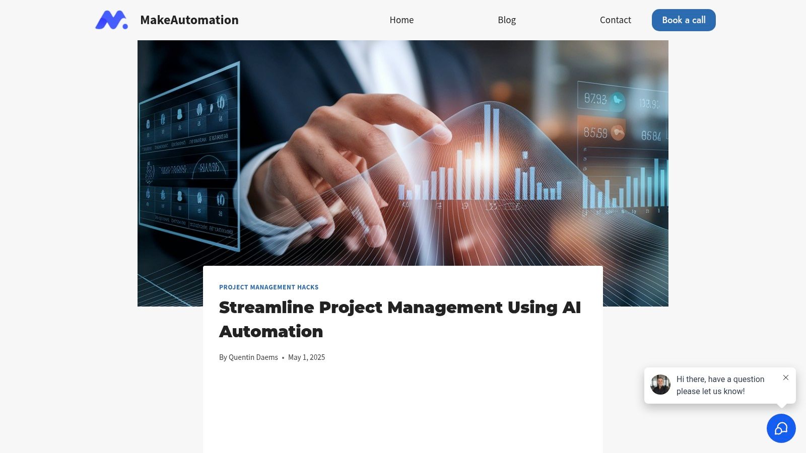Streamline Project Management Using Ai Automation