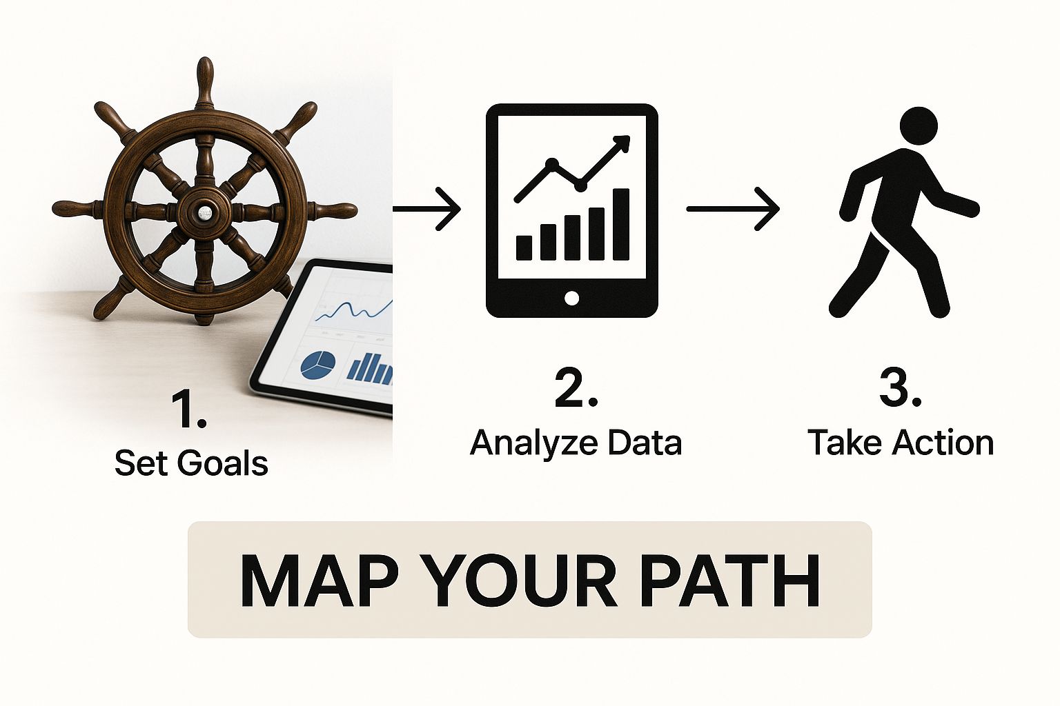 Infographic about what is strategic planning process