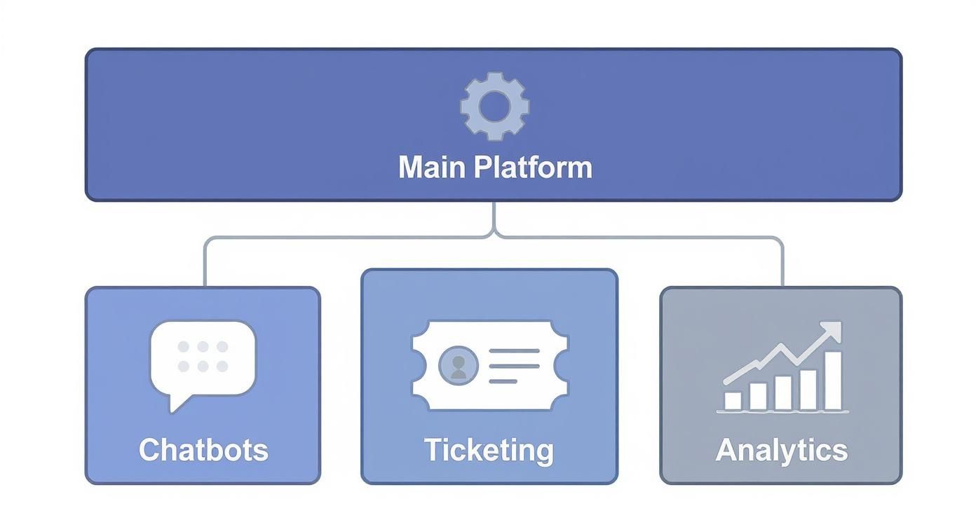 Infographic about automated customer service software