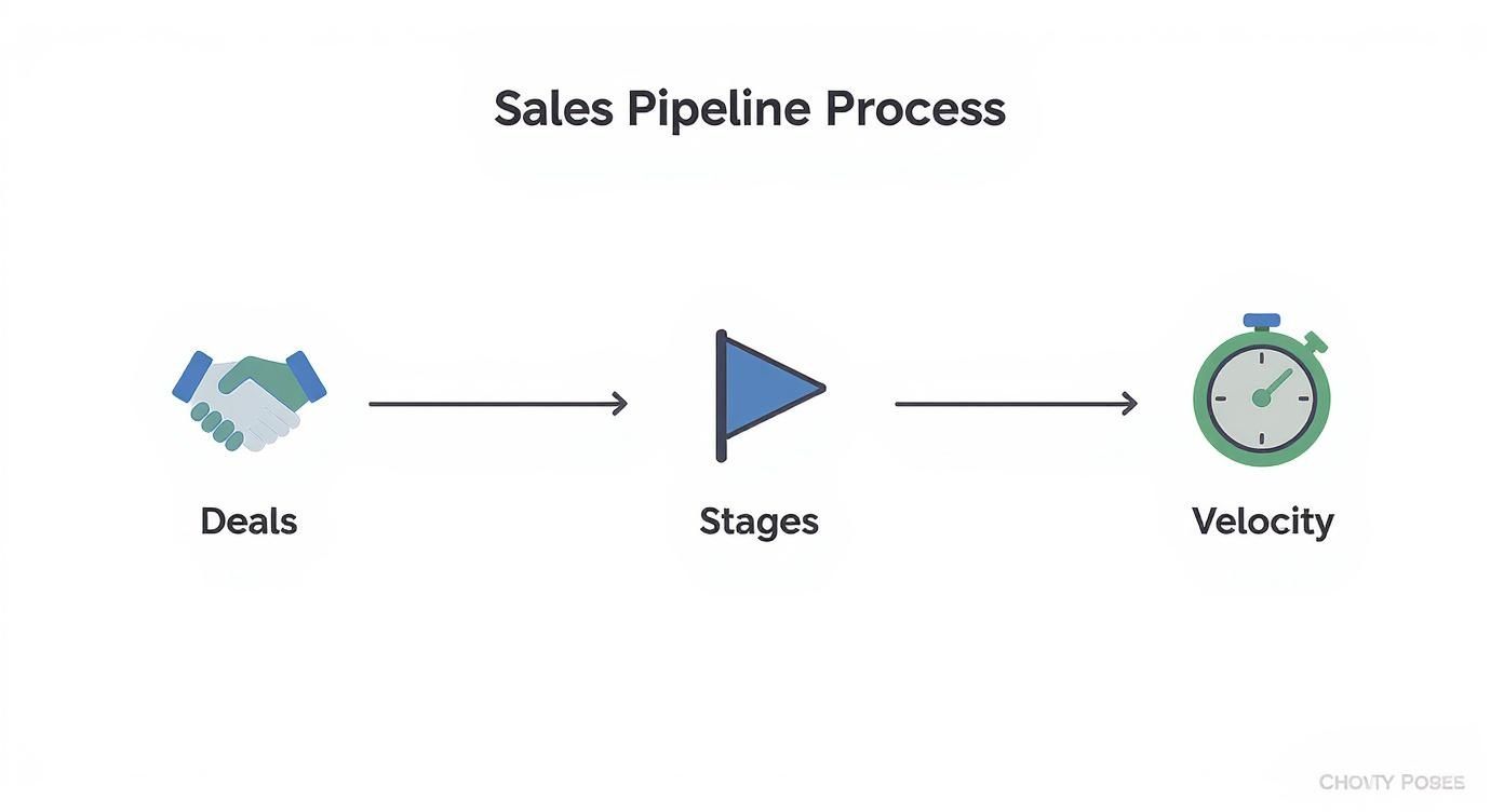Infographic about what is sales pipeline management