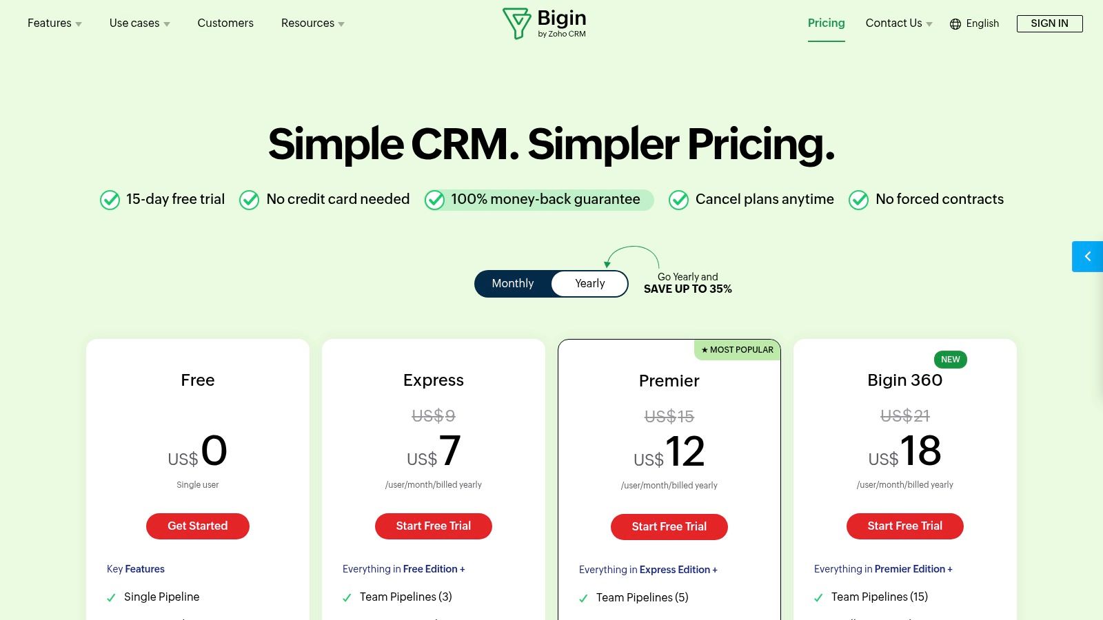 Bigin by Zoho CRM
