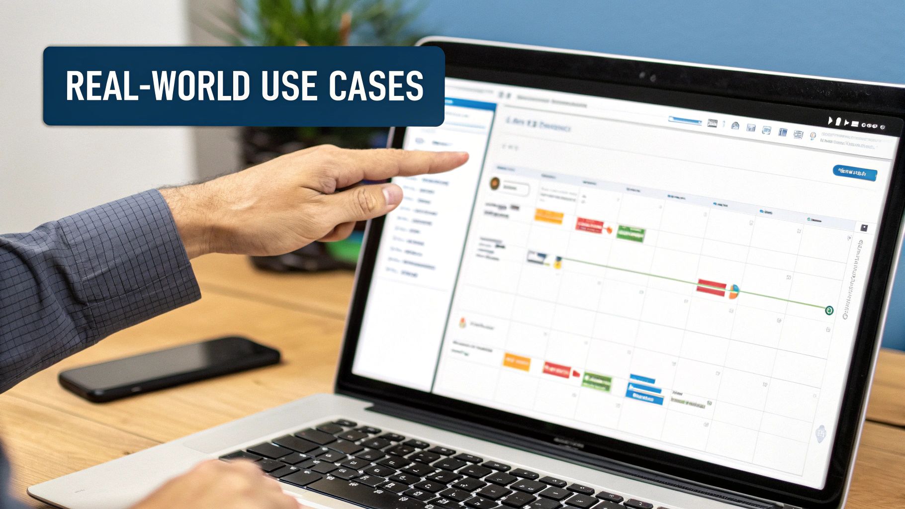 Several professionals collaborating in a modern office, symbolizing teamwork enhanced by automation