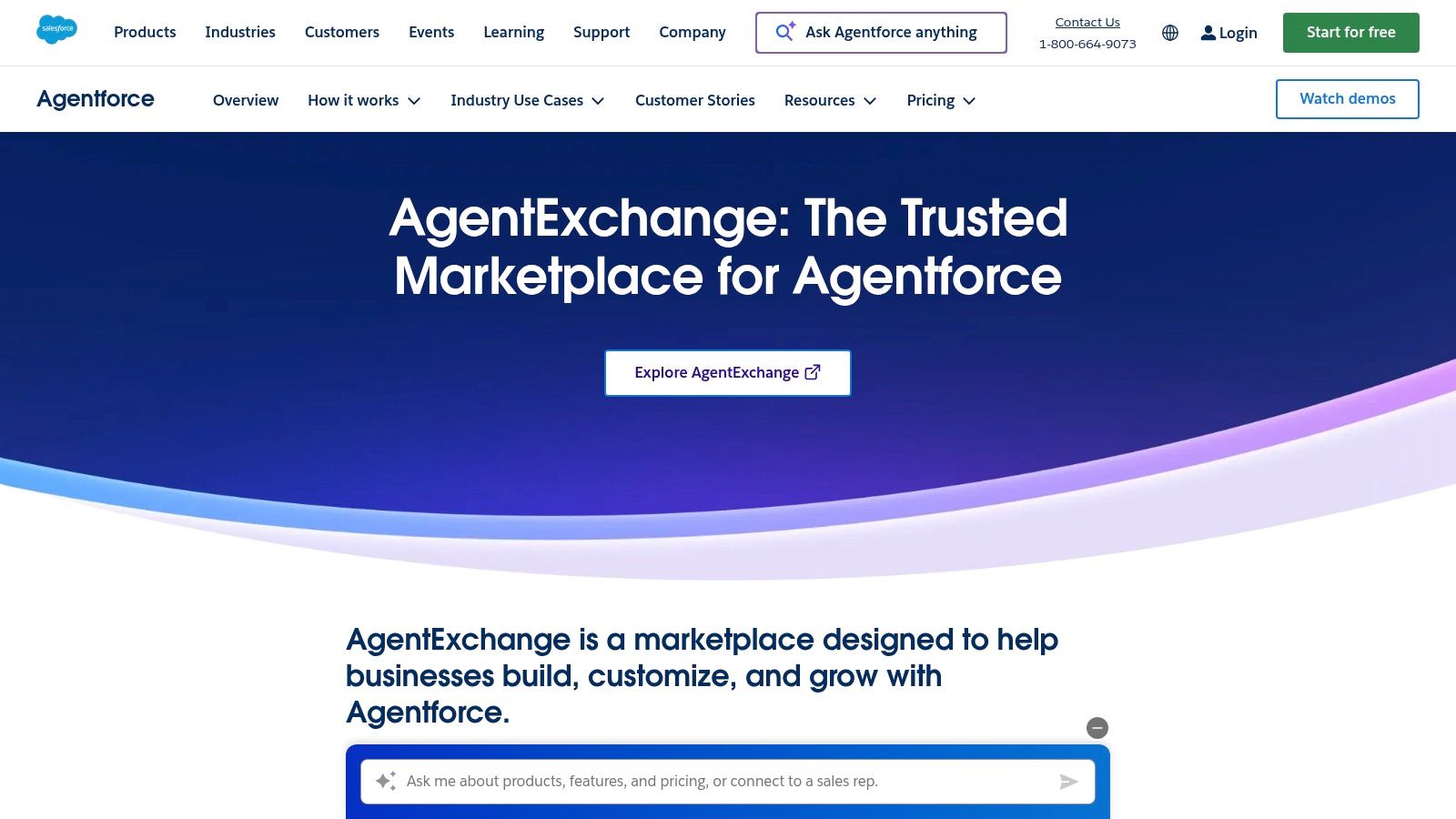 Salesforce AgentExchange (Agentforce)