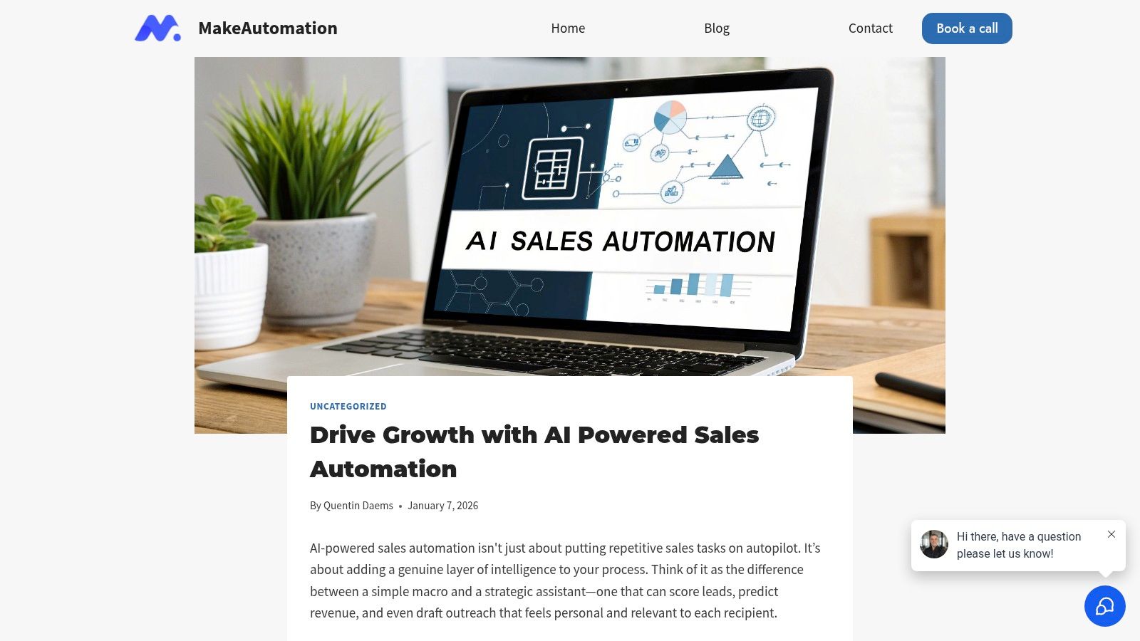 Drive Growth with AI Powered Sales Automation