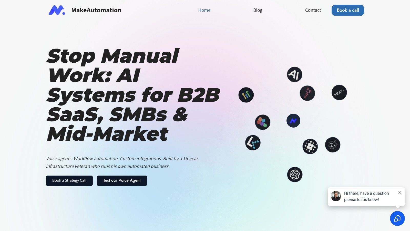 MakeAutomation — Stop Manual Work: AI Systems for B2B SaaS, SMBs & Mid‑Market