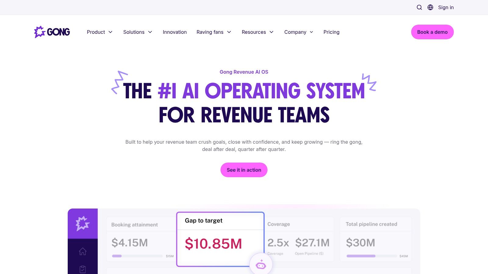 Gong Revenue AI OS