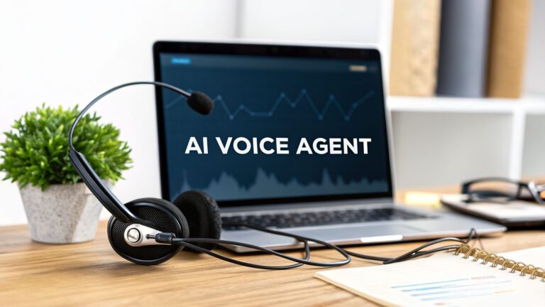 Your Guide to an AI Voice Agent for Customer Service
