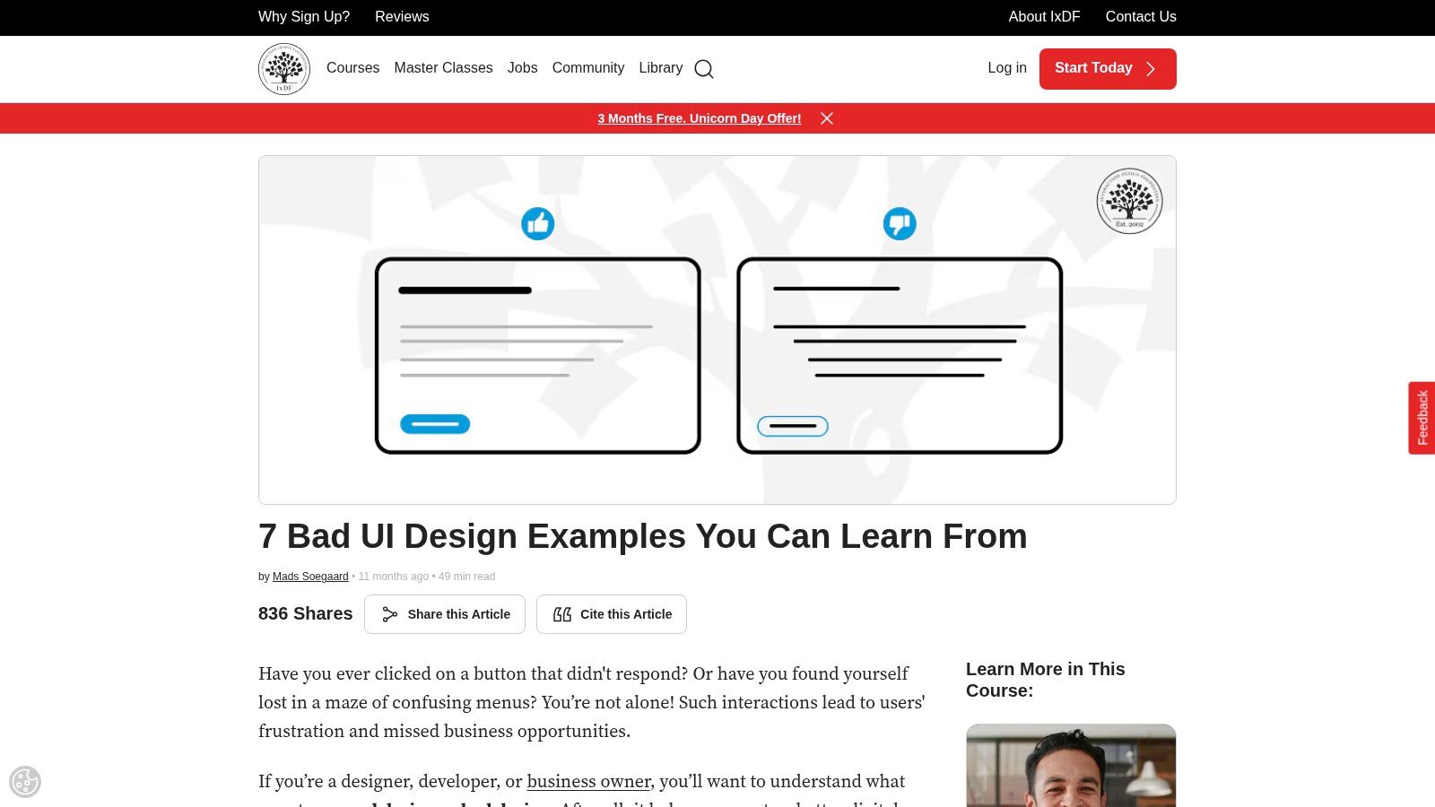 Example 7: Lack of System Feedback or Status