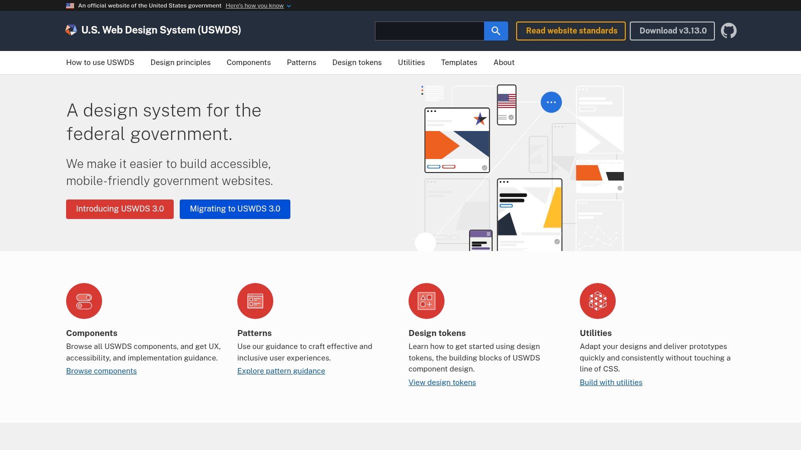 U.S. Web Design System (USWDS)