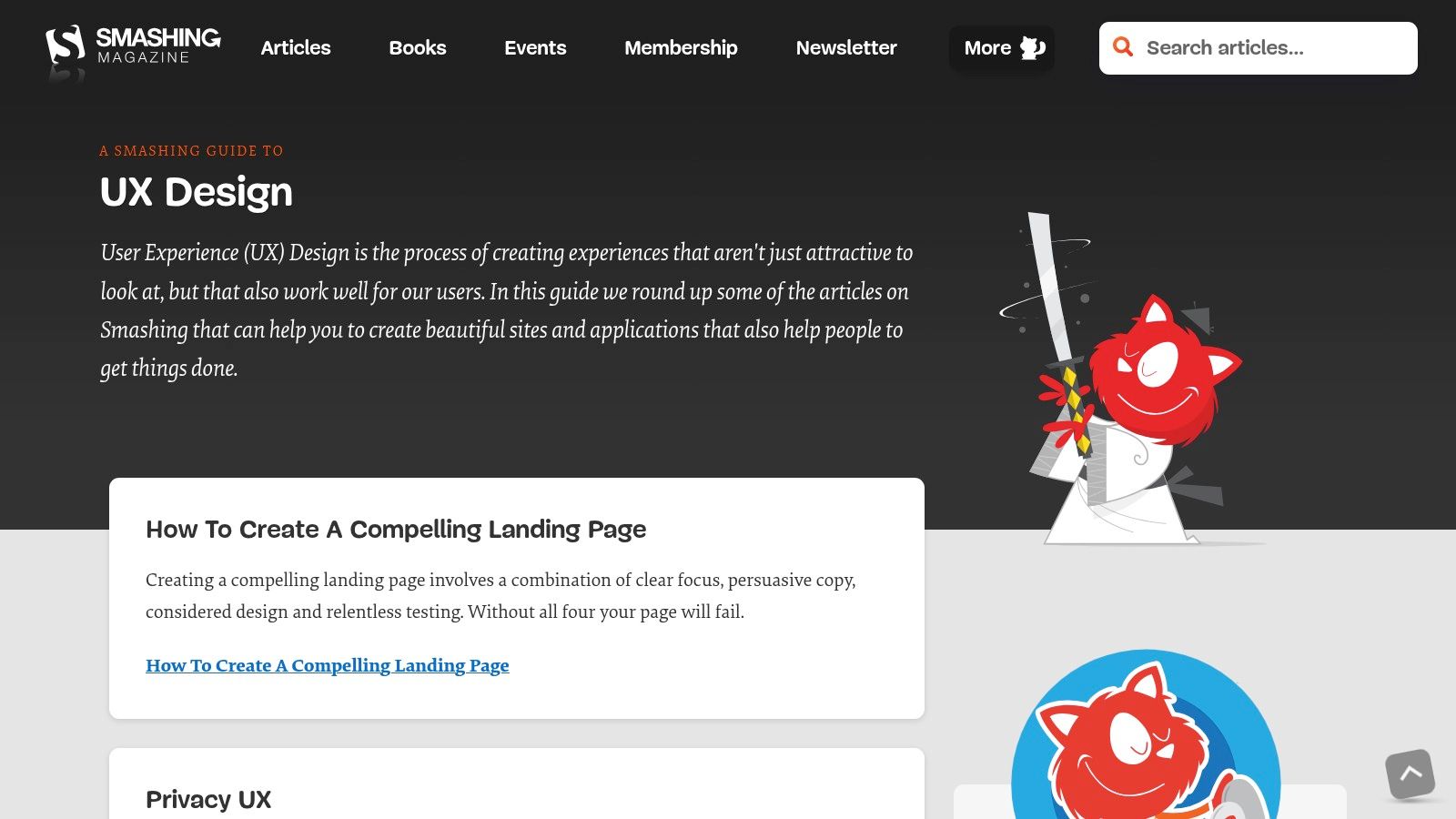 Smashing Magazine (UX Design)