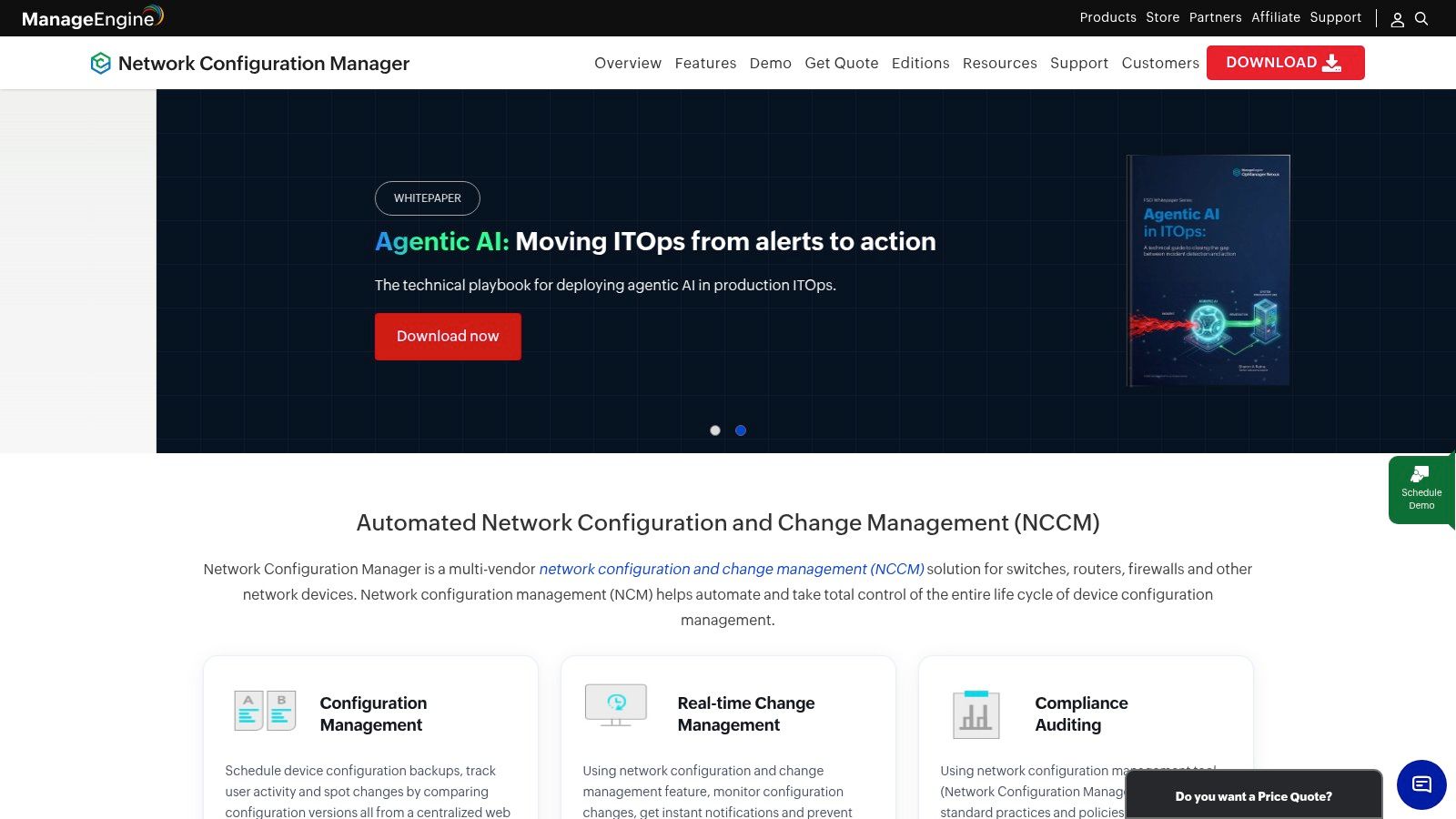 ManageEngine Network Configuration Manager (NCM)